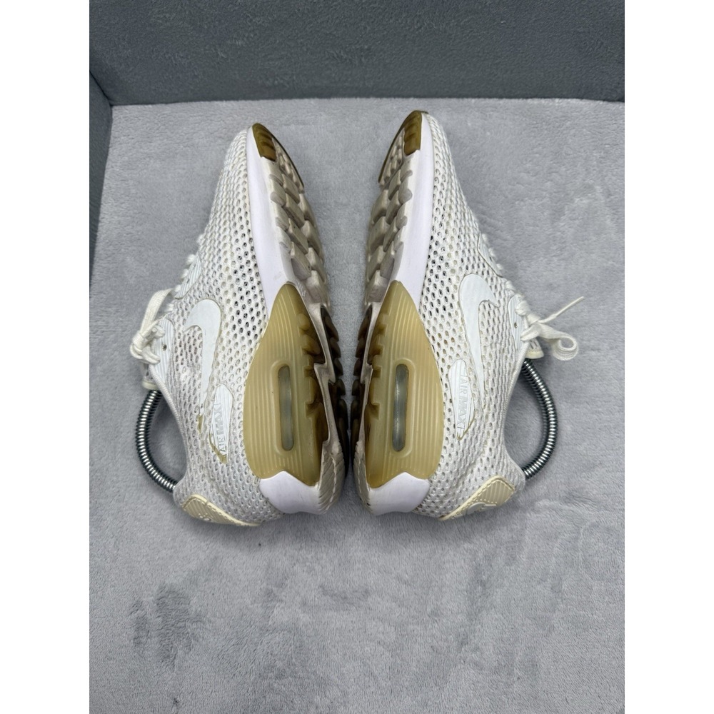 Nike Air Max 90 Ultra Breathe Womens 6 White Pure Platinum 725061-104 Mesh - Picture 3 of 8